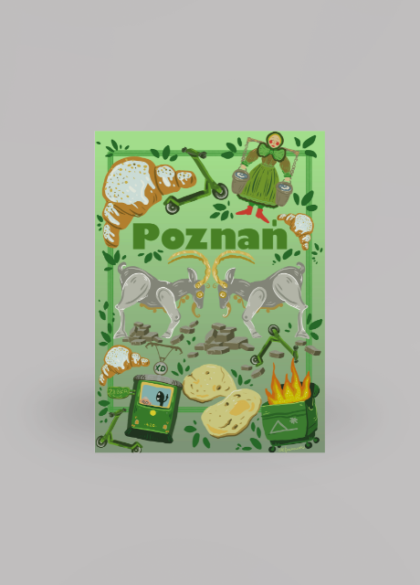 Plakat Syndrom poznański Aleksandra Frąckowiak