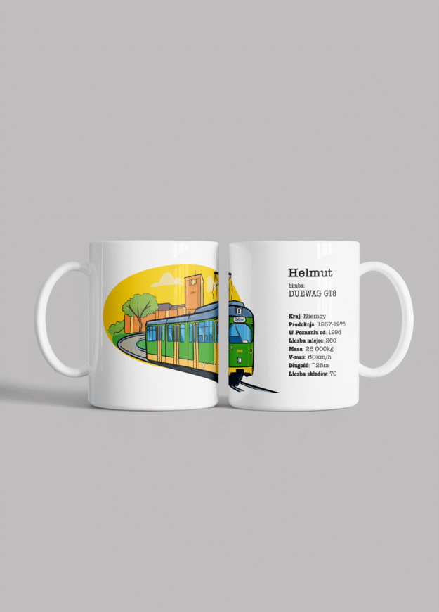 Kubek ceramiczny Helmut Duewag GT8